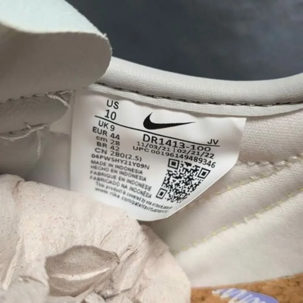 Nike Union Cortez SP - White/Lemon Frost-Grey Men's 10 / Wmns 11.5 New